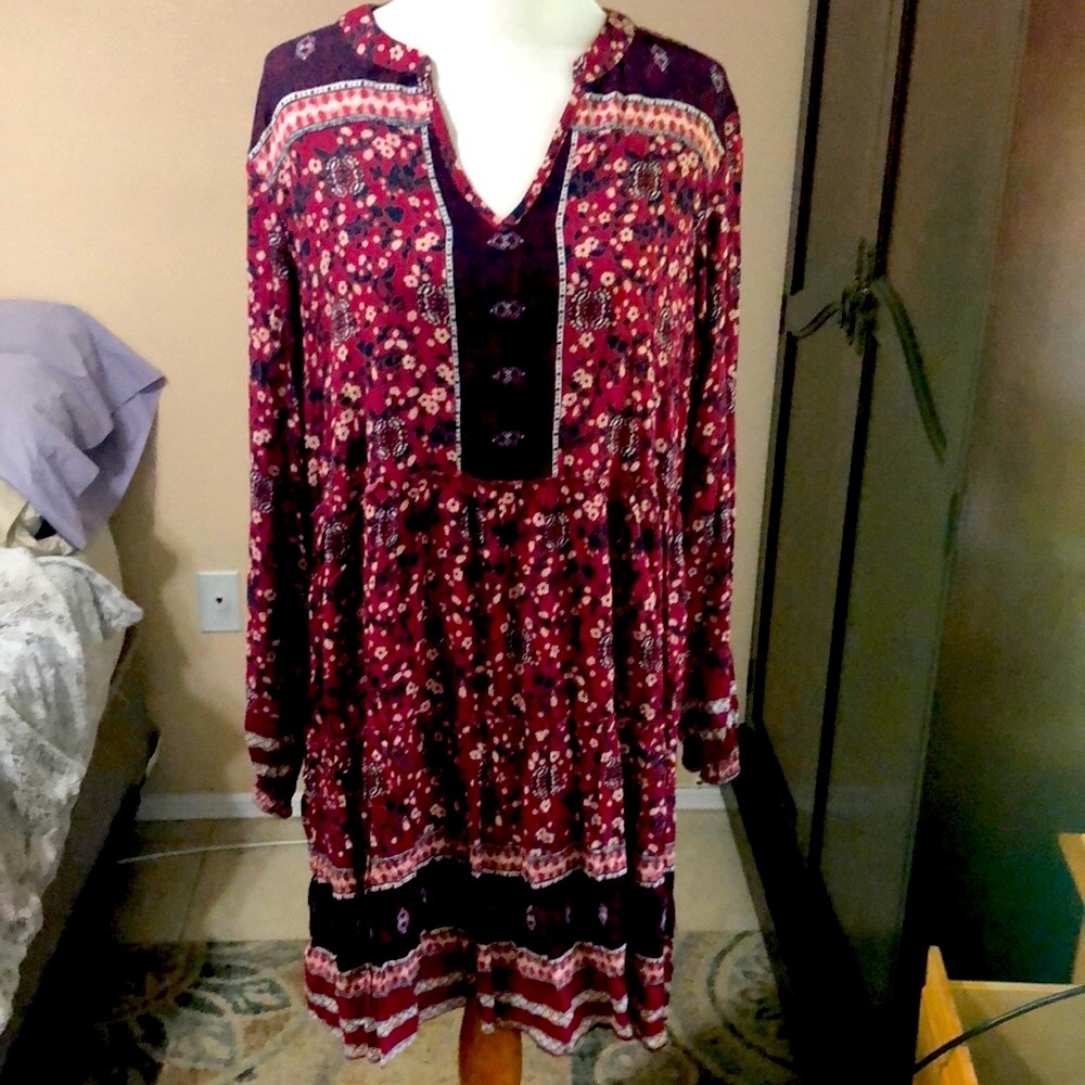 Womens Bohemian Style cotton dress